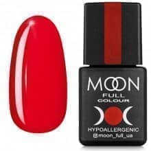 Гель лак MOON FULL color Gel polish , 8 ml № 128 карминовый красный