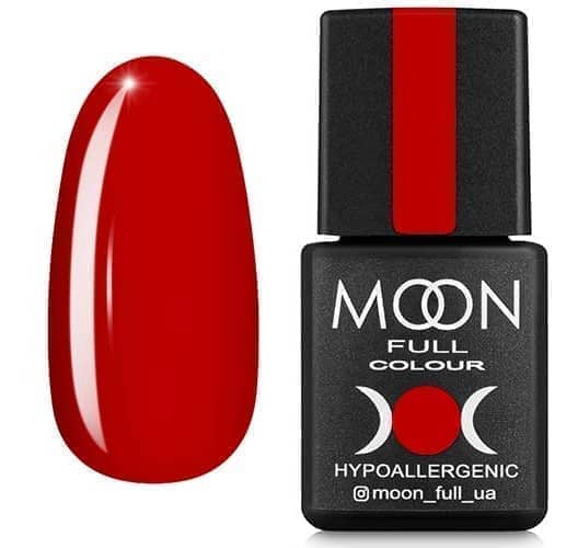 Гель лак MOON FULL color Gel polish , 8 ml № 137 классический красный