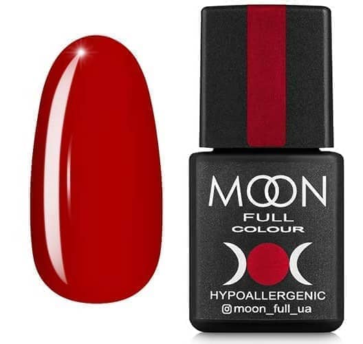 Гель лак MOON FULL color Gel polish , 8 ml № 139 темно-красный