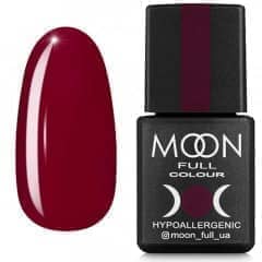 Гель лак MOON FULL color Gel polish , 8 ml № 141 глибокий червоно-пурпуровий