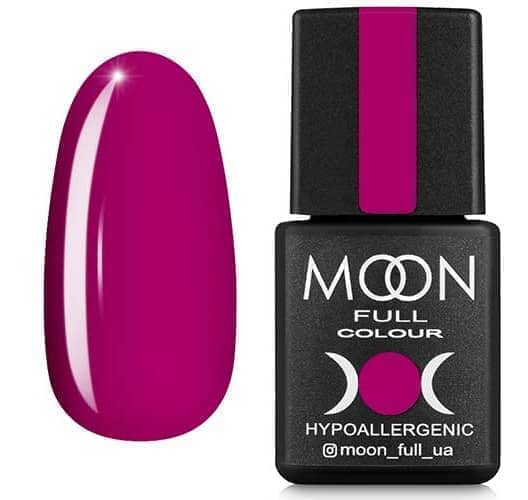 Гель лак MOON FULL color Gel polish , 8 ml № 166 глибокий рожевий