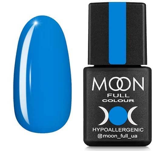 Гель лак MOON FULL color Gel polish , 8 ml № 183 ярко-голубой