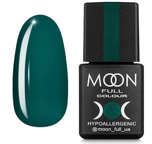 Гель лак MOON FULL color Gel polish , 8 ml № 185 ярко-зеленый