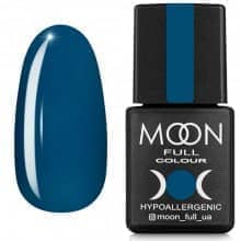 Гель лак MOON FULL color Gel polish , 8 ml № 186 темно-бірюзовий