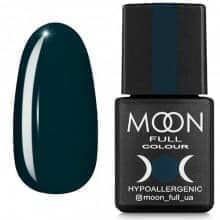 Гель лак MOON FULL color Gel polish , 8 ml № 187 темный сланцево-серый