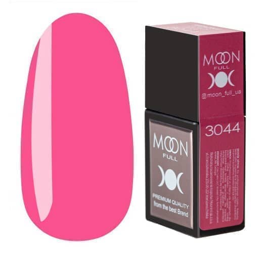 База цветная MOON FULL Amazing Color Base 12ml №3044 ярко-розовый