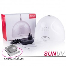 Лампа для маникюра  SUNUV SUN1 Special Edition,c кварцевыми диодами 2 поколения, санван белая (оригинал) 