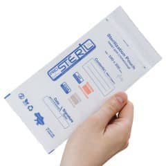 Крафт-пакеты 100*200 мм для стерилизации белые (50 шт/уп) 