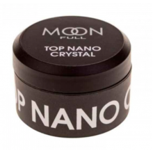 Топ для гель лака MOON FULL Nano Crystal Top Coat стойкий к царапинам 15ml
