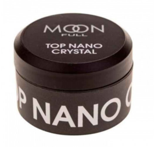Топ для гель лака MOON FULL Nano Crystal Top Coat стойкий к царапинам 15ml