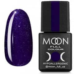 Гель лак MOON FULL color Gel polish , 8 ml № 318 фиолетовый с серебристым шиммером