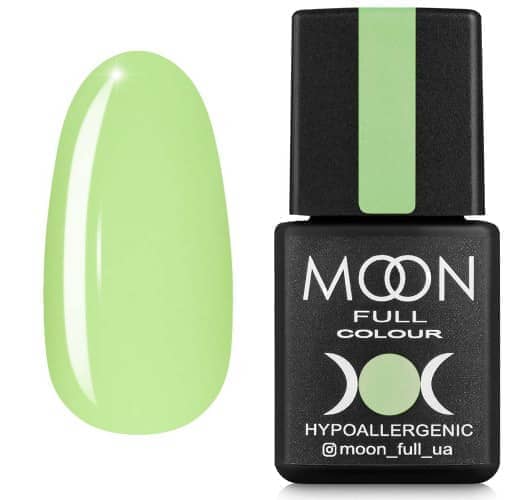 Гель лак MOON FULL Breeze color Gel polish New, 8ml № 434 насыщенно-фисташковый