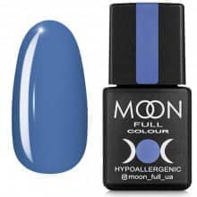 Гель лак MOON FULL color Gel polish , 8 ml № 154 блакитний із сірим підтоном
