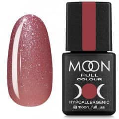 Гель лак MOON FULL color Gel polish , 8 ml № 308 приглушенный розовый с шиммером