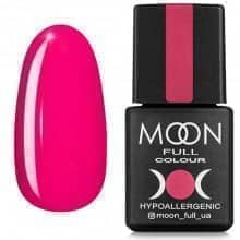Гель лак MOON FULL color Gel polish , 8 ml № 123 розовый амарантовый
