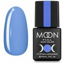 Гель лак MOON FULL color Gel polish , 8 ml № 155 повітряний синій