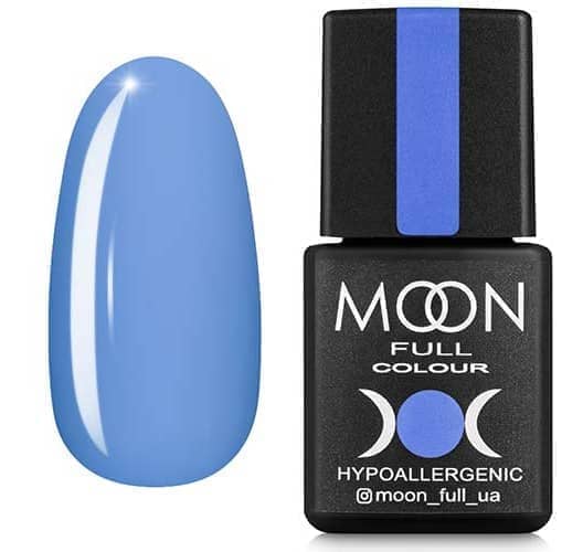 Гель лак MOON FULL color Gel polish , 8 ml № 155 воздушный синий