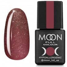 Гель лак MOON FULL color Gel polish , 8 ml № 320 темно-рожевий вінтажний із дрібним шиммером