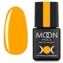 Неонова кольорова база MOON FULL NEON rubber base 8ml №04, яскраво оранжева
