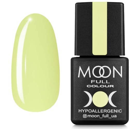 Гель лак MOON FULL Breeze color Gel polish New, 8ml № 446 бледно-лимонный