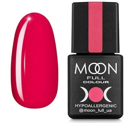 Гель лак MOON FULL color Gel polish , 8 ml № 115 рожево-червоний