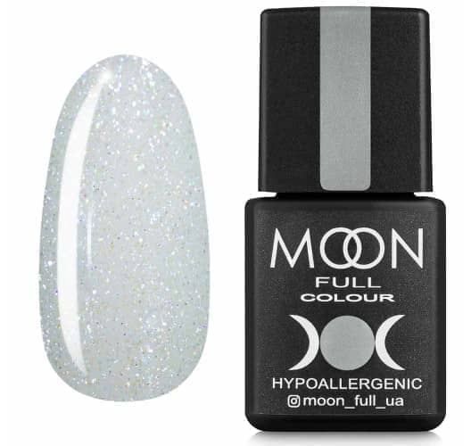 Гель лак MOON FULL Opal color Gel polish, 8 ml №508, напівпрозорий з різнобарвним шиммером