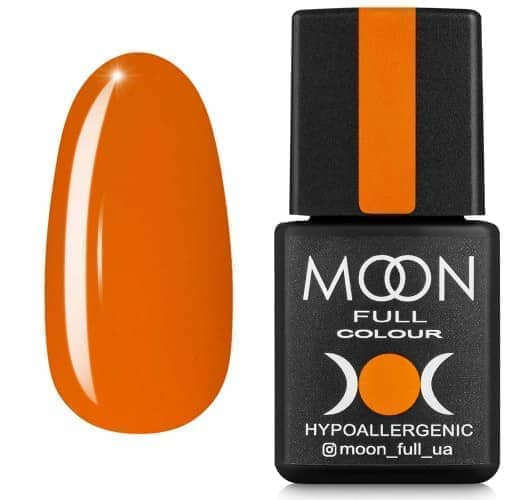 Гель лак MOON FULL Breeze color Gel polish New, 8ml № 440 апельсиновый насыщенный