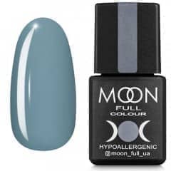 Гель лак MOON FULL color Gel polish , 8 ml № 150 светло-серый с голубым подтоном