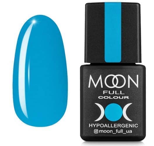 Гель лак MOON FULL Breeze color Gel polish New, 8ml № 421 ледяной-голубой