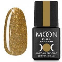 Гель лак MOON FULL color Gel polish , 8 ml № 326 золотой шиммерный