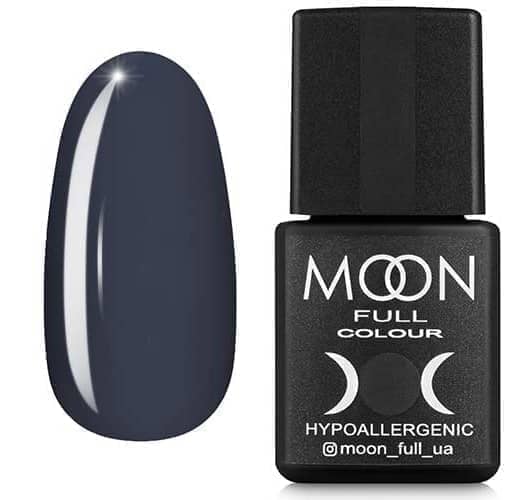 Гель лак MOON FULL color Gel polish , 8 ml № 152 темно-серый