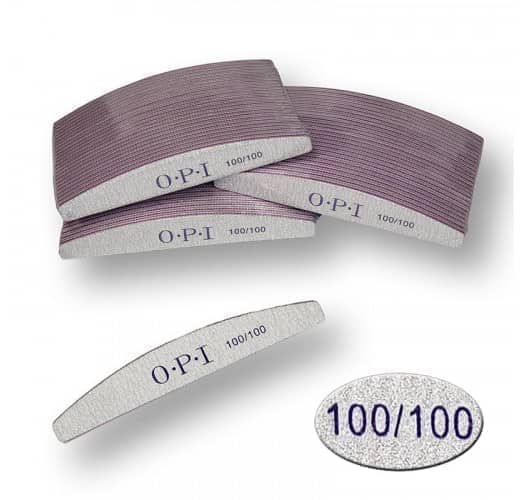 Пилка для ногтей OPI - полукруг, 100/100