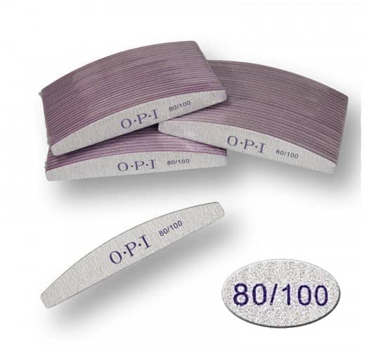 Пилка для ногтей OPI - полукруг, 80/100