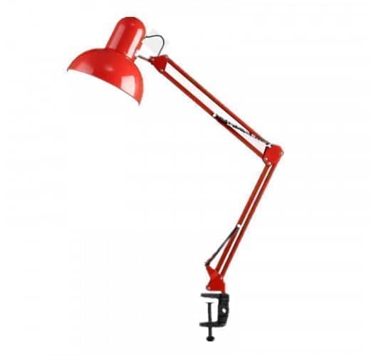 Лампа настольная (красная) для маникюра на штативе