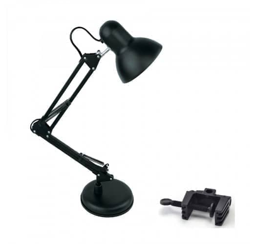 Лампа настольная 2в1 (черная) для маникюра на штативе