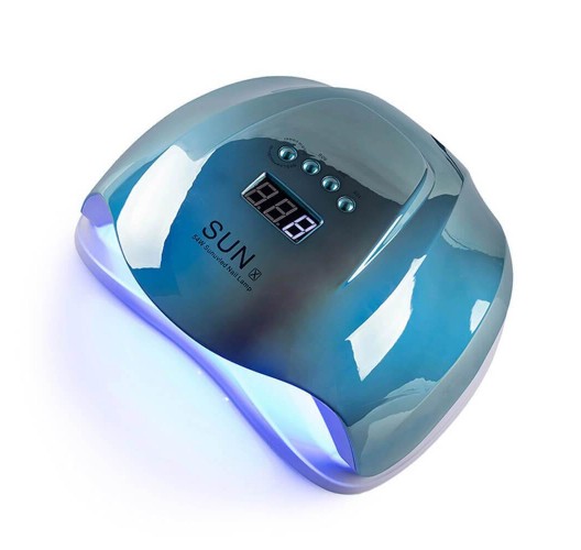 Sun X 54 ВТ (зеркально-голубая) Holographic Uv-Led лампа для маникюра