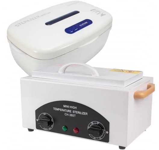Набір для стерилізації сухожар CH-360T та UV шафа для зберігання інструментів KH-MT508B